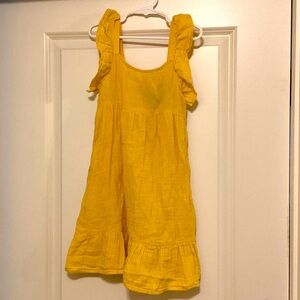 Cat & Jack Sunny Yellow Ruffle Dress